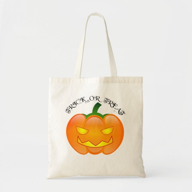 Bolsa Tote Jack O Lanterna - Kids Halloween Bag (Frente)