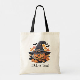 Bolsa Tote Jack-o-Lanterna no Dia das Bruxas