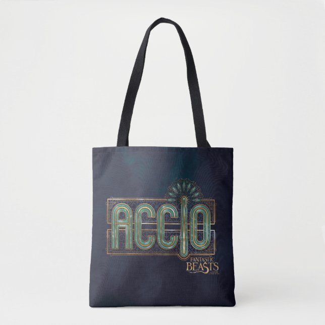 Bolsa Tote Jade Art Deco ACCIO™ Spell Graphic (Frente)