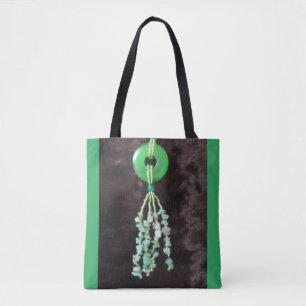 Bolsa Tote Jade Gemstone Pental