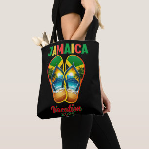 Bolsa Tote Jamaica 2024 Sacudir Flop Vacation Tropical Beach