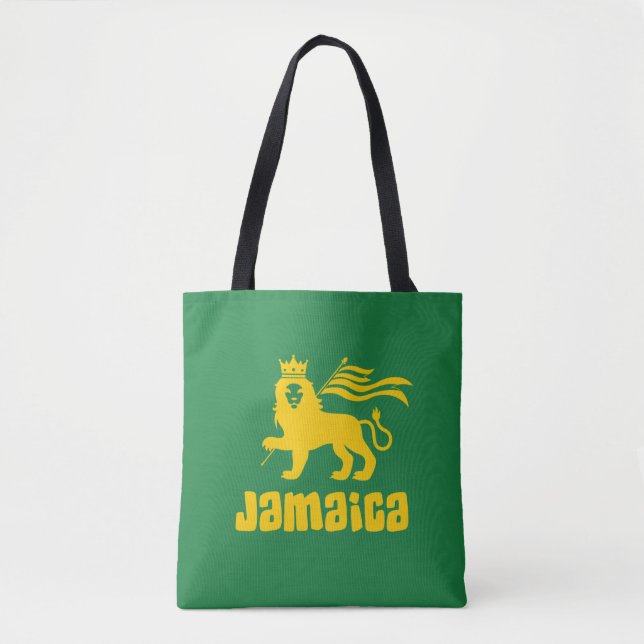 Bolsa Tote Jamaica Rasta Lion (Frente)