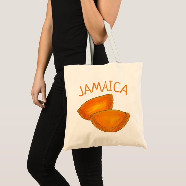 Bolsa Tote Jamaica Spicy Beef Patty Jamaica Paery (Frente (produto))