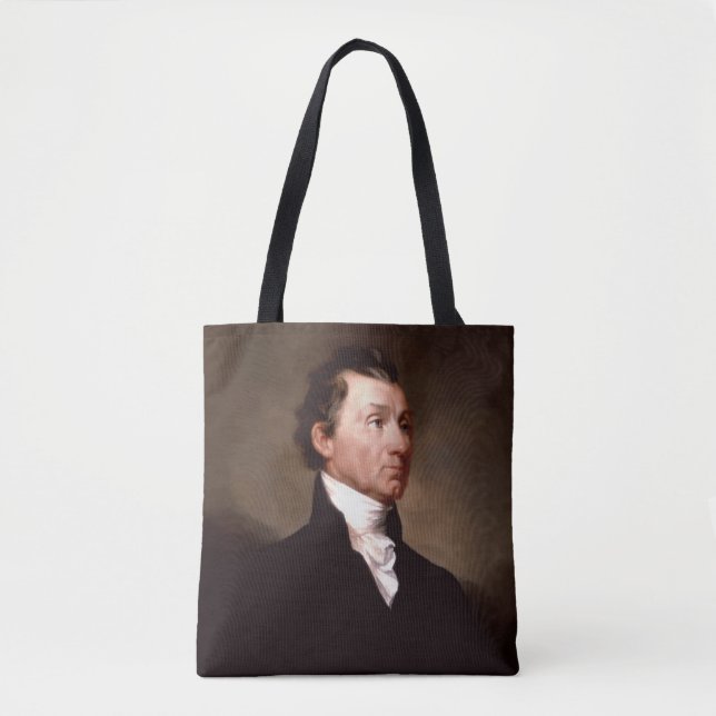 Bolsa Tote James Monroe Portrait, Presidente Anteamericano (Frente)