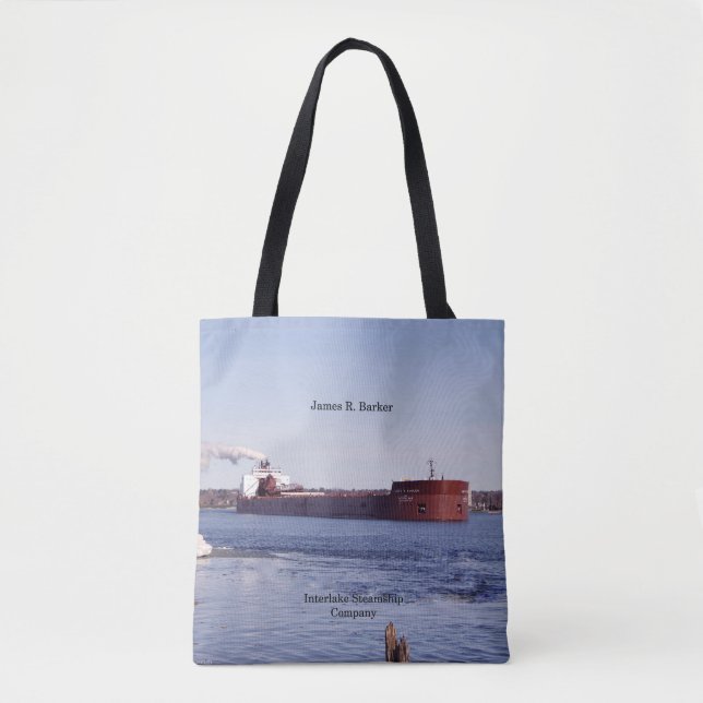 Bolsa Tote James R. Barker por toda a mala (Frente)