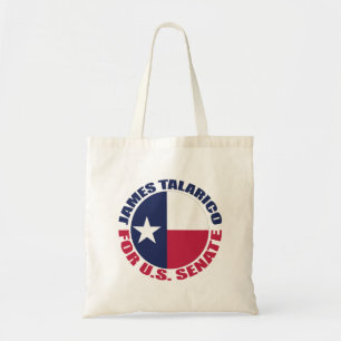 Bolsa Tote James Talarico para o Senado dos EUA Bandeira do T