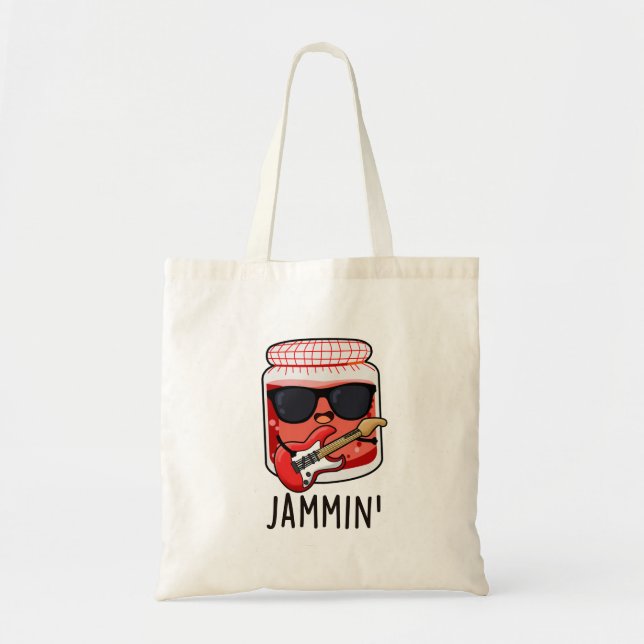 Bolsa Tote Jammin Funny Rocker Jam Pun (Frente)