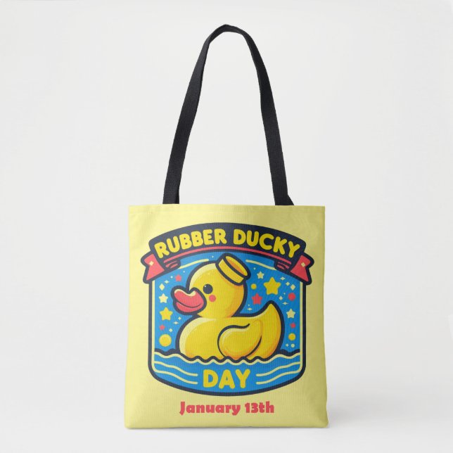 Bolsa Tote Jan 13 - Rubber Ducky Day (Frente)