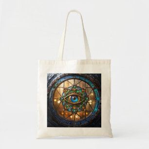 Bolsa Tote Janela de Olho de Boi Rústica Terceiro Olho