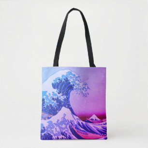 Bolsa Tote Japão - Arte Japonesa (Onda de Excelente em Kanaga