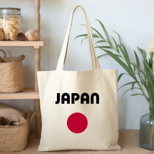Bolsa Tote Japão Grande Luz Vermelha Cor do Ponto