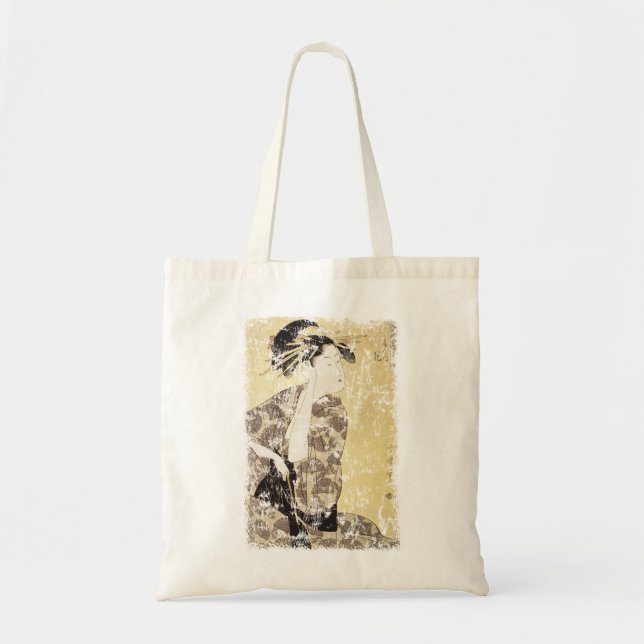 Bolsa Tote Japonês Geisha (Frente)
