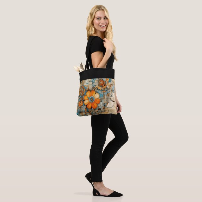 Bolsa Tote Jardim Abstrato (No(a) Modelo)