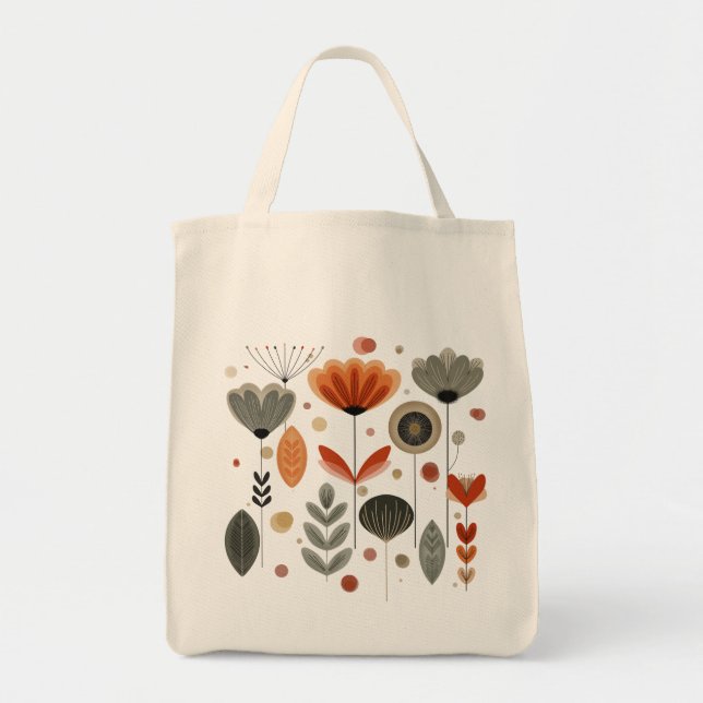 Bolsa Tote Jardim Boho (Frente)