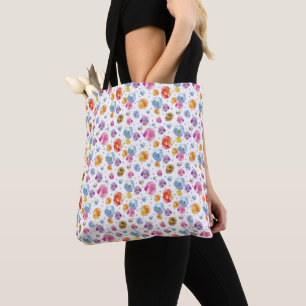 Bolsa Tote Jardim Botânico da Flor de Água Pansy