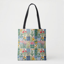 Bolsa Tote Jardim Botânico Floral Russo Bonito