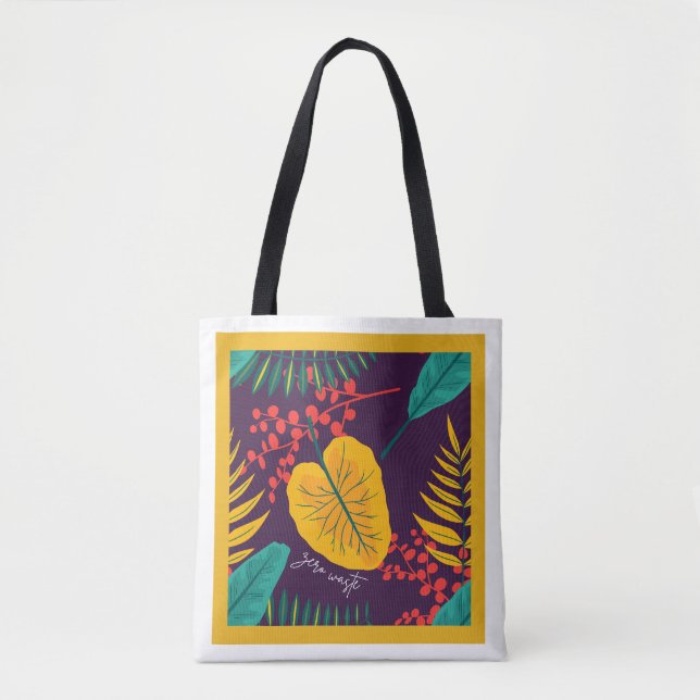 Bolsa Tote Jardim Botânico Tropical Exótico (Frente)