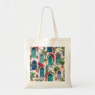 Bolsa Tote Jardim da Porta Azul Marroquina