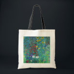 Bolsa Tote Jardim de fazenda com girassóis, Gustav Klimt<br><div class="desc">Gustav Klimt (14 de julho de 1862 - 6 de fevereiro de 1918) foi um pintor simbólico austríaco e um dos membros mais proeminentes do movimento Secessão de Viena. Klimt é notado por suas pinturas, murais, esboços, e outros objetos de arte. Além de suas obras figurativas, que incluem alegorias e...</div>