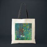 Bolsa Tote Jardim de fazenda com girassóis, Gustav Klimt<br><div class="desc">Gustav Klimt (14 de julho de 1862 - 6 de fevereiro de 1918) foi um pintor simbólico austríaco e um dos membros mais proeminentes do movimento Secessão de Viena. Klimt é notado por suas pinturas, murais, esboços, e outros objetos de arte. Além de suas obras figurativas, que incluem alegorias e...</div>