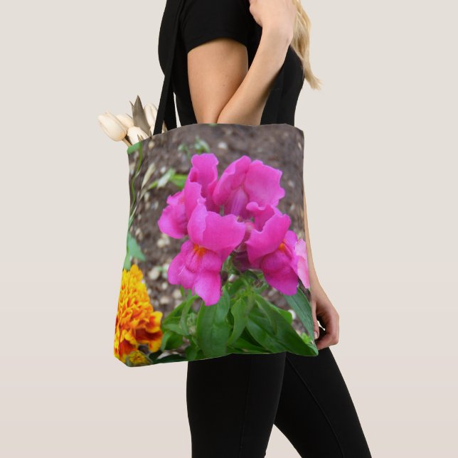 Bolsa Tote Jardim de Flores Exteriores (Close Up)
