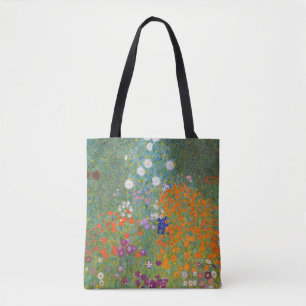 Bolsa Tote Jardim de Flores por Gustav Klimt