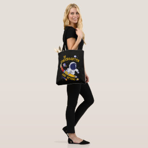 Bolsa Tote Jardim de Infância E Além Astronauta Volta às Aula