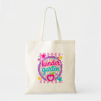 Bolsa Tote Jardim de Infância Meninos Meninas Primeiro Dia De