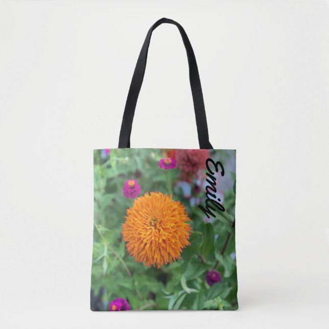 Bolsa Tote Jardim de Verão (Frente)