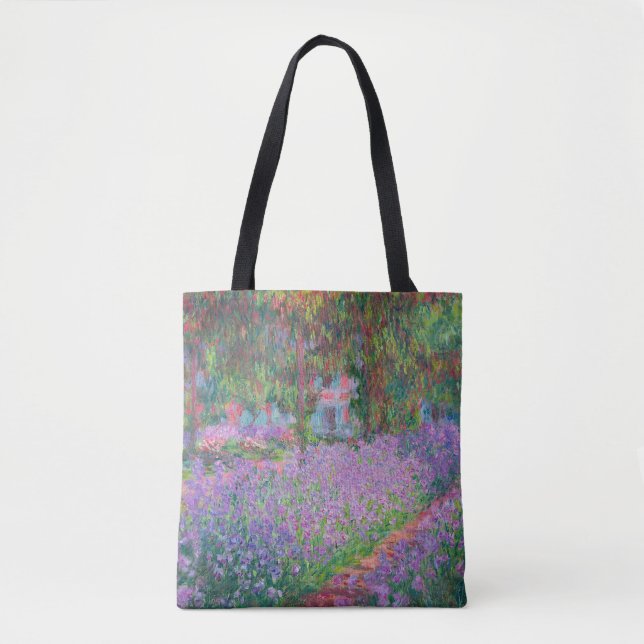 Bolsa Tote Jardim do Artista em Giverny por Claude Monet (Frente)