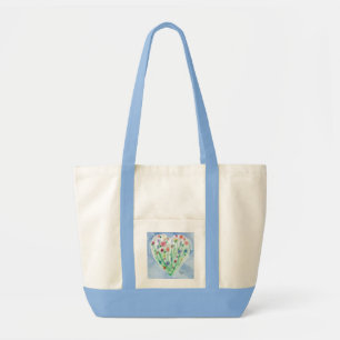 Bolsa Tote Jardim do Coração - CriançasArt para COC