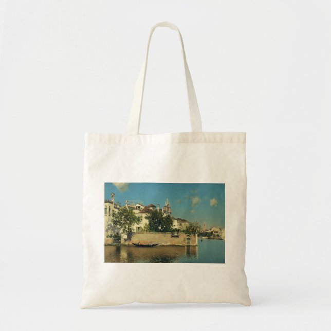 Bolsa Tote Jardim do Palácio Vendramin em Veneza (Frente)