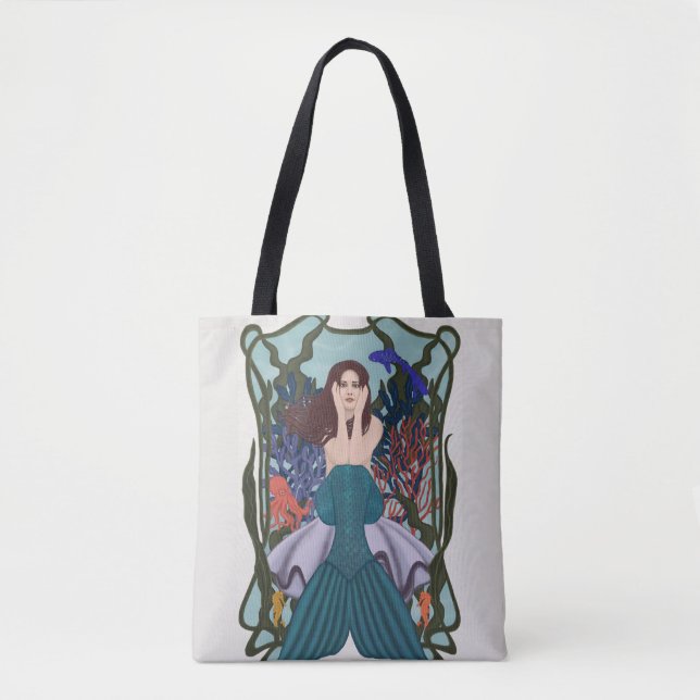 Bolsa Tote Jardim do polvo (Frente)