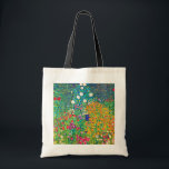 Bolsa Tote Jardim Flor, Gustav Klimt<br><div class="desc">Gustav Klimt (14 de julho de 1862 - 6 de fevereiro de 1918) era um pintor simbólico austríaco e um dos membros mais destacados do movimento Viena Secessão. Klimt é notado por suas pinturas, murais, esboços, e outros objetos de arte. Além de suas obras figurativas, que incluem alegorias e retratos,...</div>