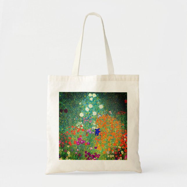 Bolsa Tote Jardim Flor Gustav Klimt (Frente)