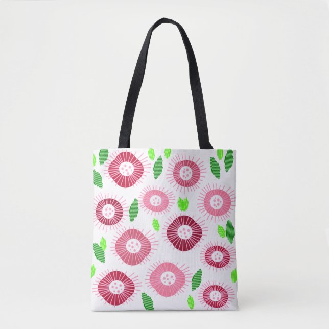 Bolsa Tote Jardim Flor Scandi (Frente)