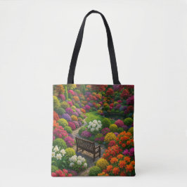 Bolsa Tote jardim floral