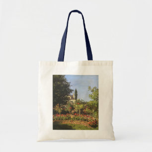 Bolsa Tote Jardim Florido em Sainte Adresse por Claude Monet