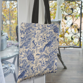 Bolsa Tote Jardim francês Delight Toile de Jouy