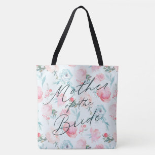 Bolsa Tote Jardim Francês Floral Peônia Mãe da Noiva