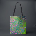 Bolsa Tote Jardim Italiano, Gustav Klimt<br><div class="desc">Gustav Klimt (14 de julho de 1862 - 6 de fevereiro de 1918) foi um pintor simbólico austríaco e um dos membros mais proeminentes do movimento Secessão de Viena. Klimt é notado por suas pinturas, murais, esboços, e outros objetos de arte. Além de suas obras figurativas, que incluem alegorias e...</div>