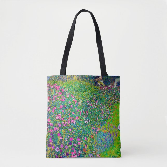 Bolsa Tote Jardim Italiano, Gustav Klimt (Frente)