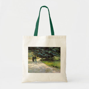 Bolsa Tote Jardim Público com Casal de Vincent van Gogh