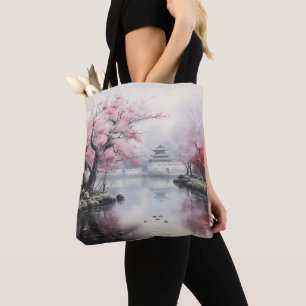 Bolsa Tote Jardim Sakura Tradicional