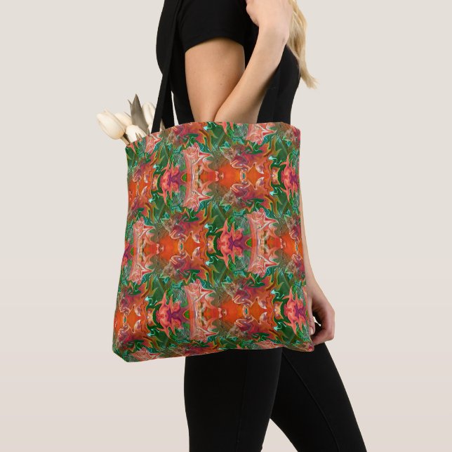 Bolsa Tote Jardim Tiki..... (Close Up)