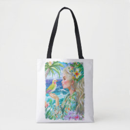 Bolsa Tote Jardim tropical