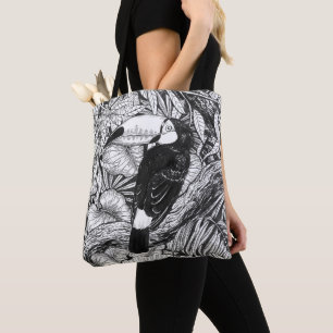 Bolsa Tote Jardim tropical tucano