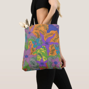 Bolsa Tote Jardim Violeta Boêmia