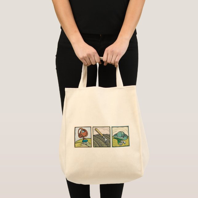 Bolsa Tote Jardinagem (Frente (produto))