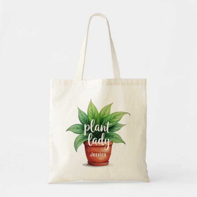 Bolsa Tote Jardinagem Personalizada (Frente)